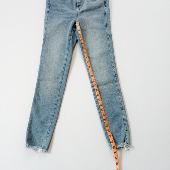 NEW Free People Raw High Rise Skinny Jegging 28 - Picture 7 of 11